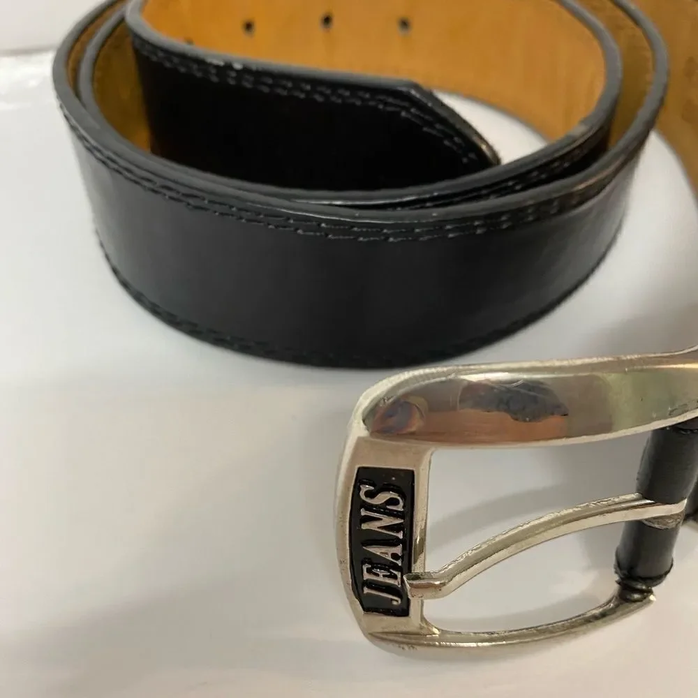 Man casual belts regular buckle leather belt
